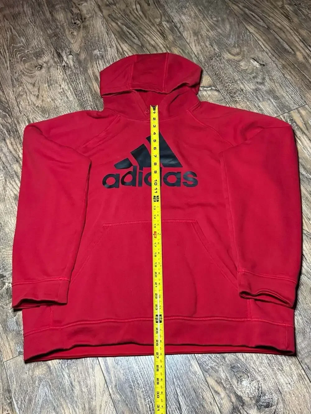 Adidas Men's Big Logo Fleece Pullover Hoodie